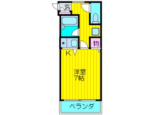 シャンブル２の物件間取画像